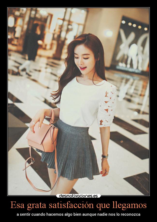 Esa grata satisfacción que llegamos - 