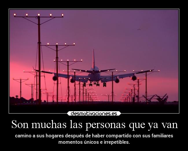 Son muchas las personas que ya van -