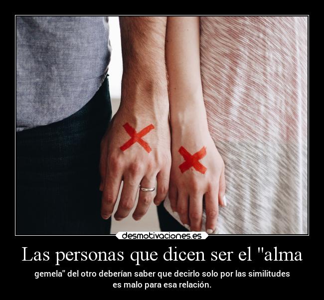 Las personas que dicen ser el alma - 