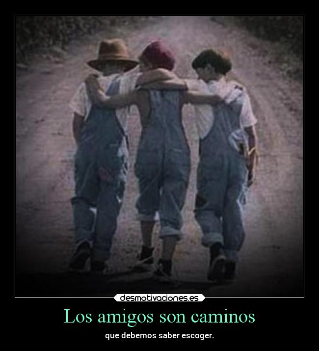 Los amigos son caminos -