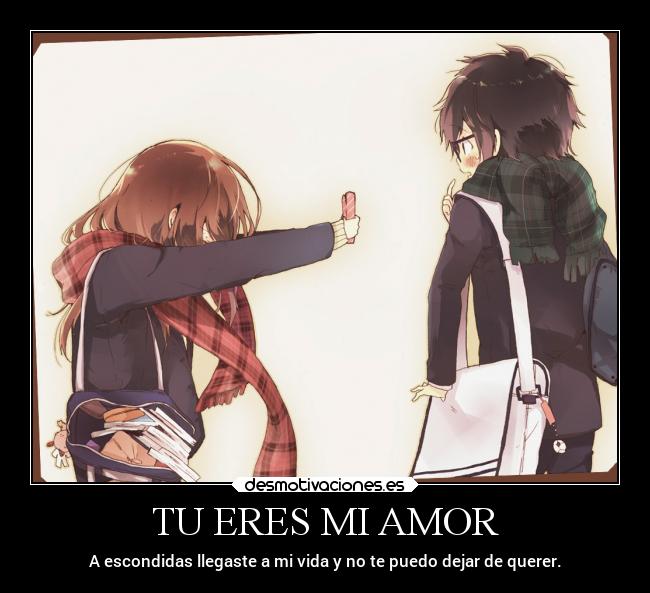 carteles amor amor anime desmotivaciones