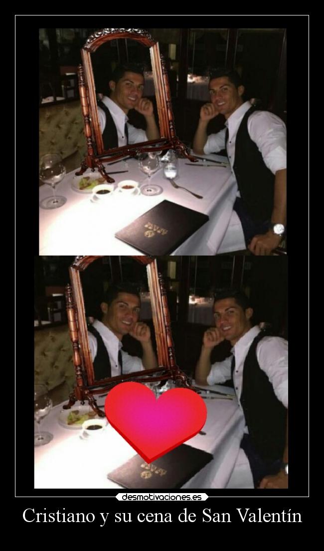 Cristiano y su cena de San Valentín - 