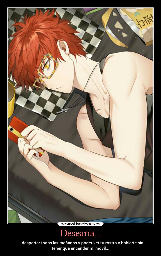 carteles amor distancia desmolove 707 mystic messenger desmotivaciones