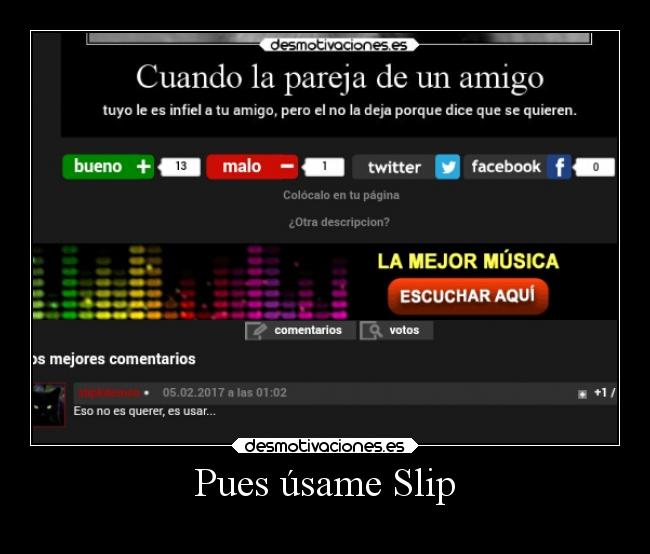 Pues úsame Slip - 