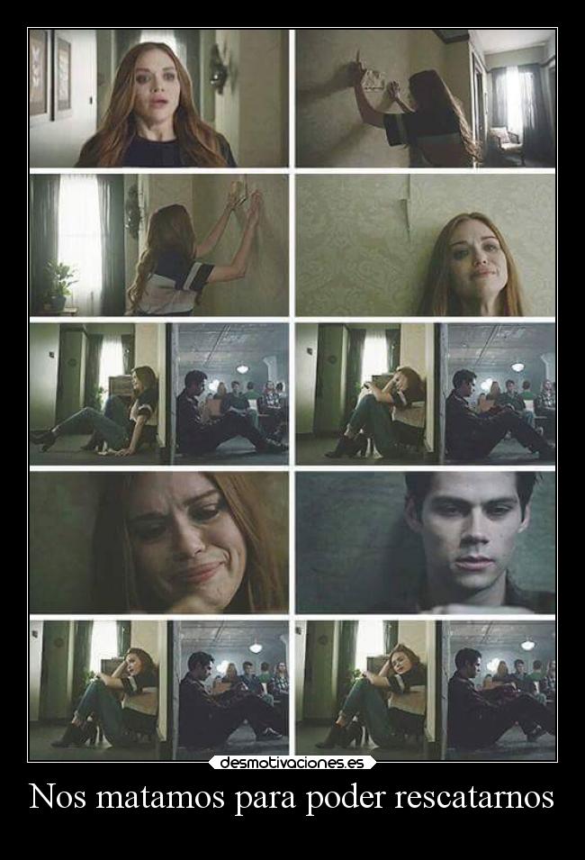 Nos matamos para poder rescatarnos -