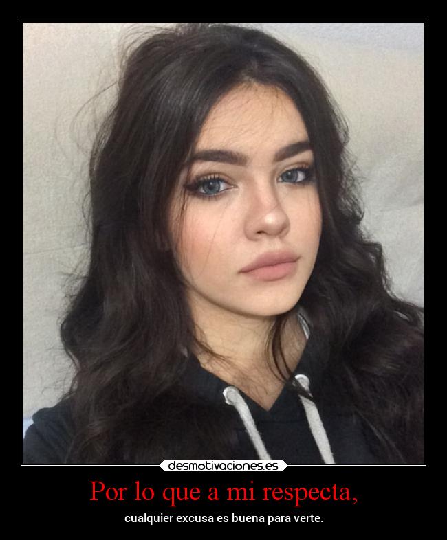 Por lo que a mi respecta, -