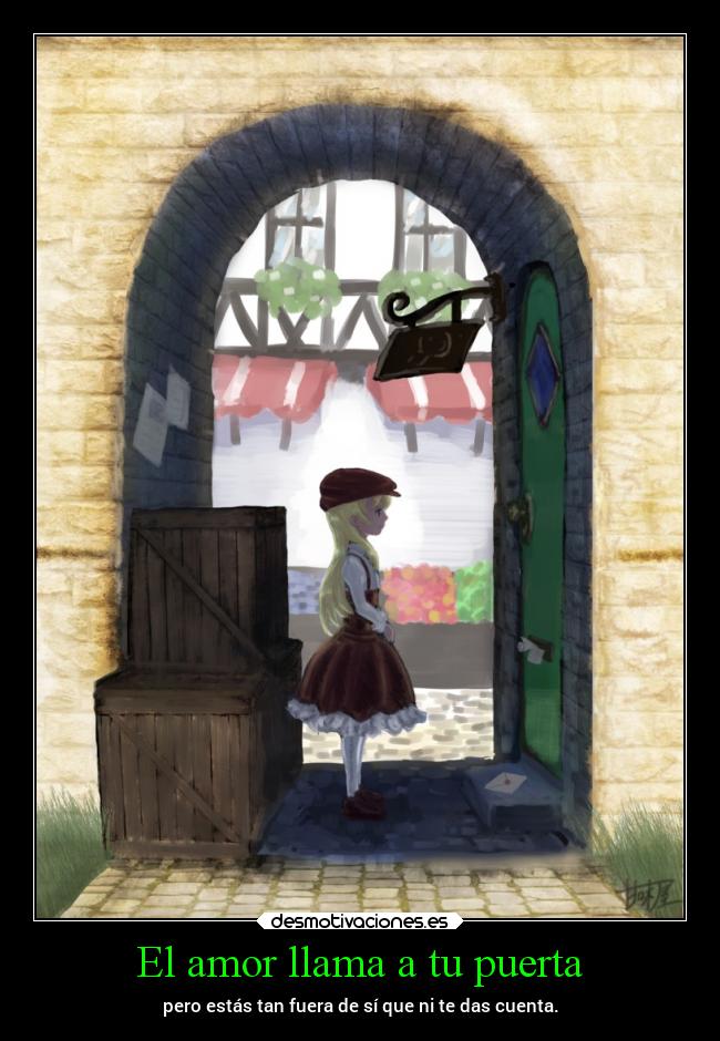 El amor llama a tu puerta -