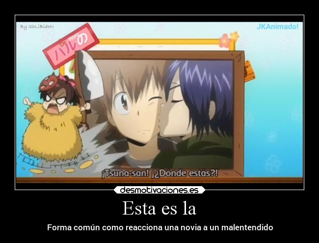 Esta es la - Forma común como reacciona una novia a un malentendido