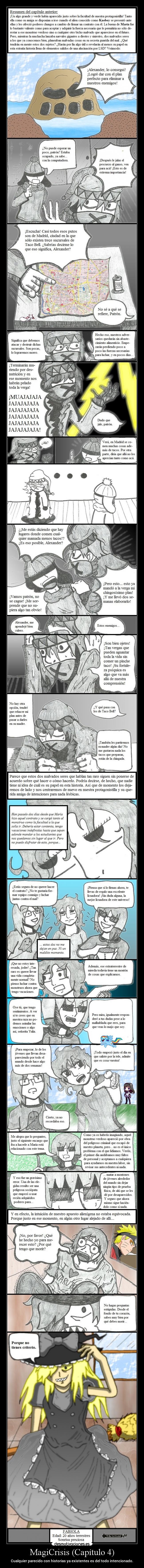 carteles anime extraterrestrial magical nonsense 558 magicrisis capitulo4 desmotivaciones