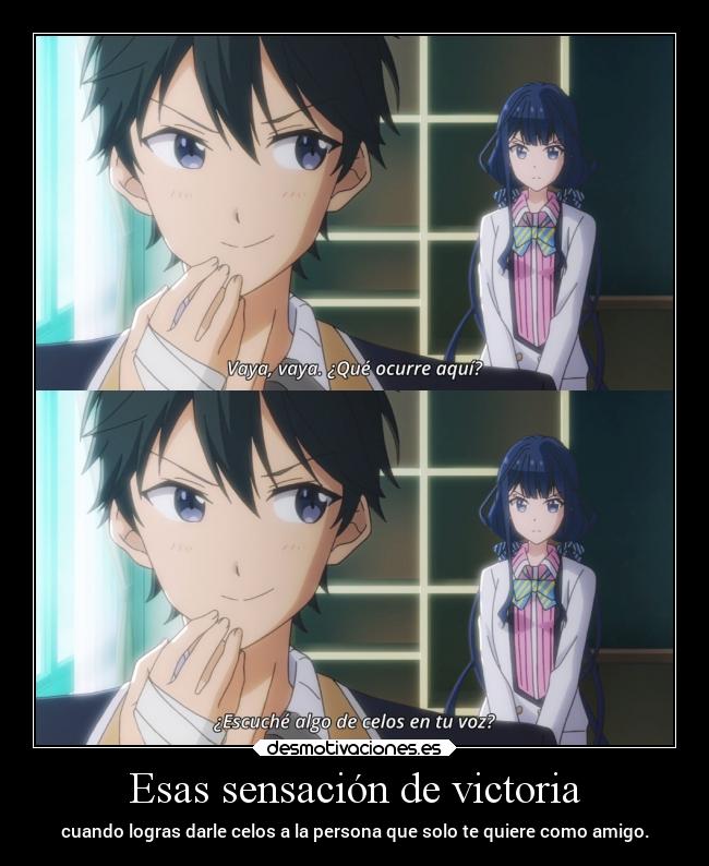 Esas sensación de victoria -