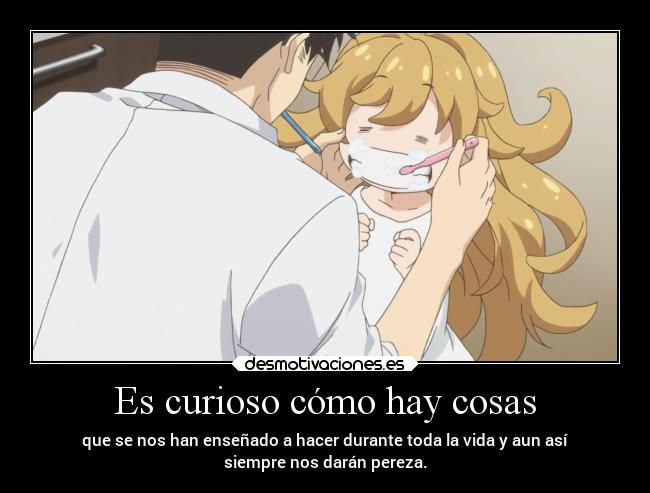 carteles anime humor risa verdad cosasquepasan raptorhunters harukaze erosekai amaamatoinazuma tsumugi diente desmotivaciones