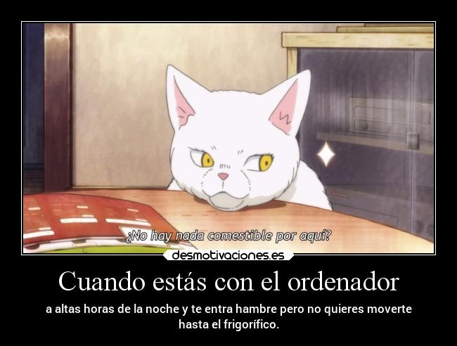 Cuando estás con el ordenador - 