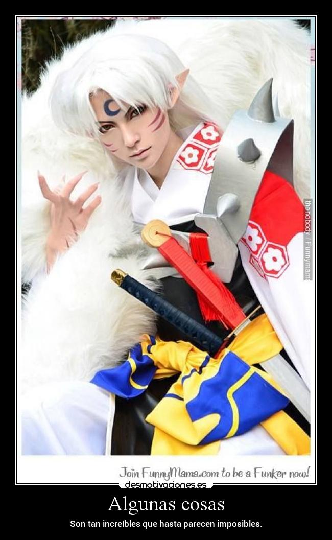 carteles anime sesshomaru desmotivaciones