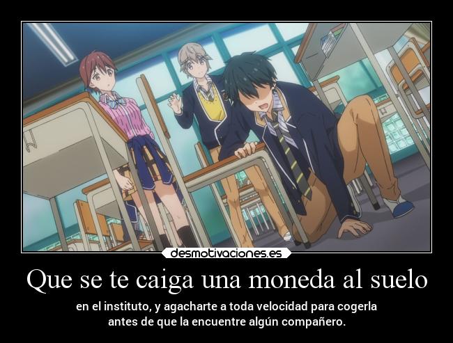 carteles anime vida mundo dinero humor cosasquepasan raptorhunters harukaze erosekai masamunekunnorevenge desmotivaciones