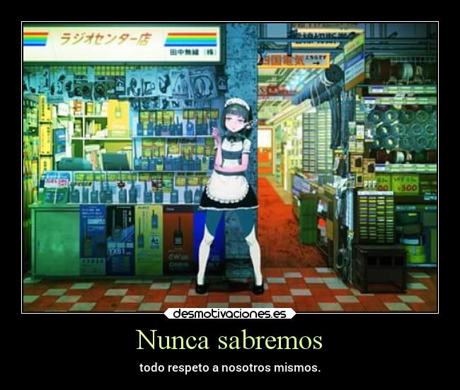 carteles caracter anime maid suenos saber persona desmotivaciones