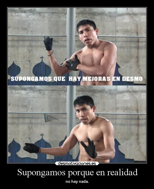 Supongamos porque en realidad - 