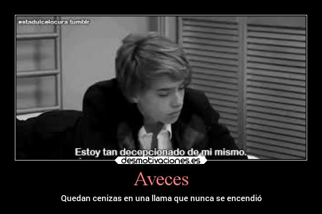 Aveces - Quedan cenizas en una llama que nunca se encendió