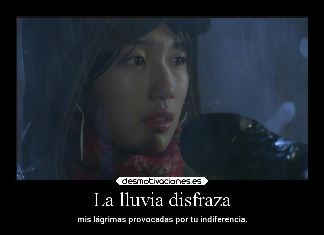 La lluvia disfraza - 