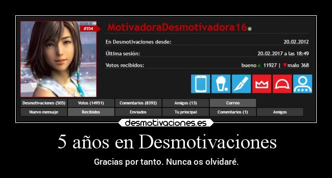 5 años en Desmotivaciones - 