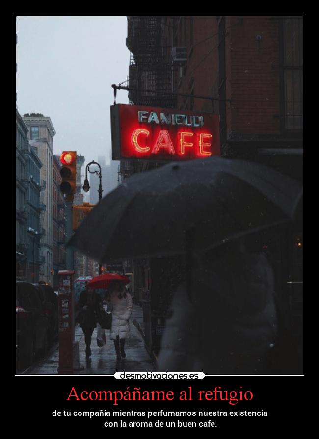 Acompáñame al refugio -
