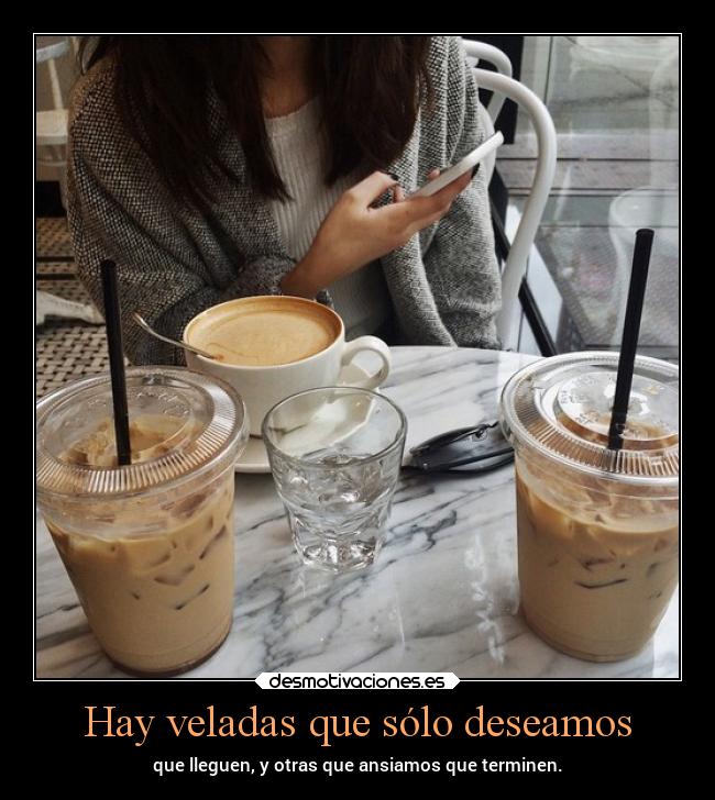 Hay veladas que sólo deseamos - 