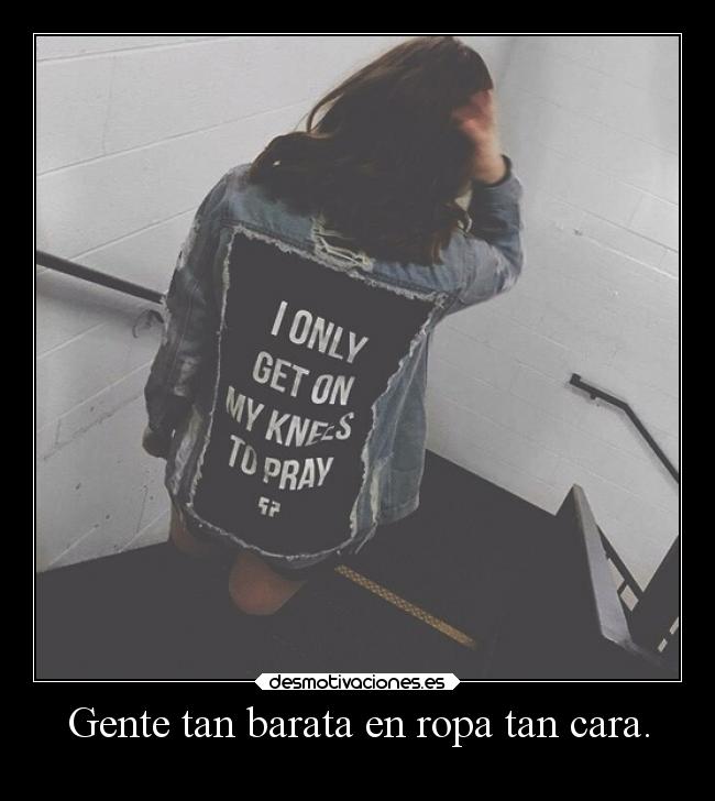 Gente tan barata en ropa tan cara. - 