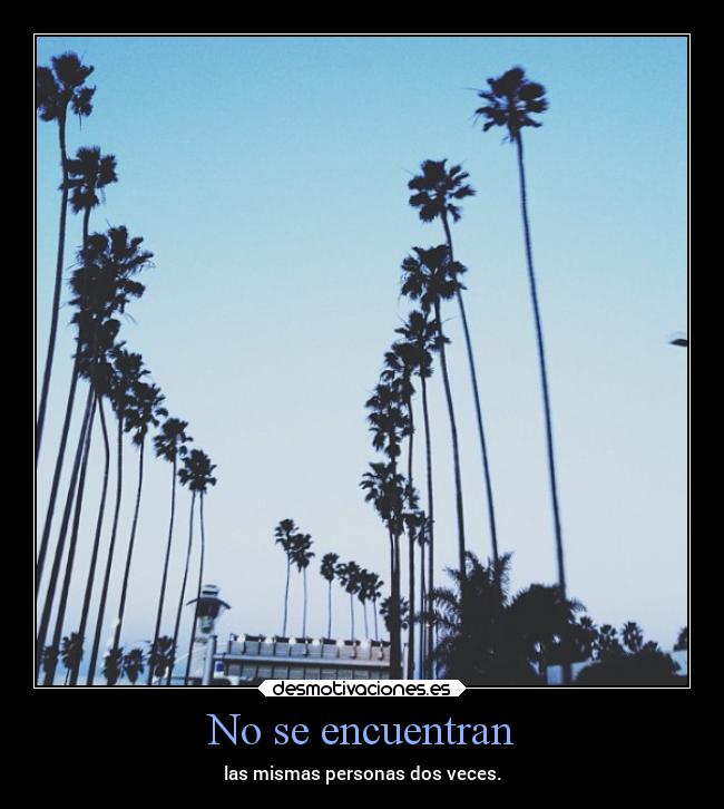 No se encuentran - 