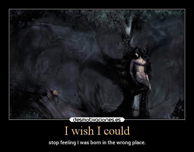 I wish I could - 