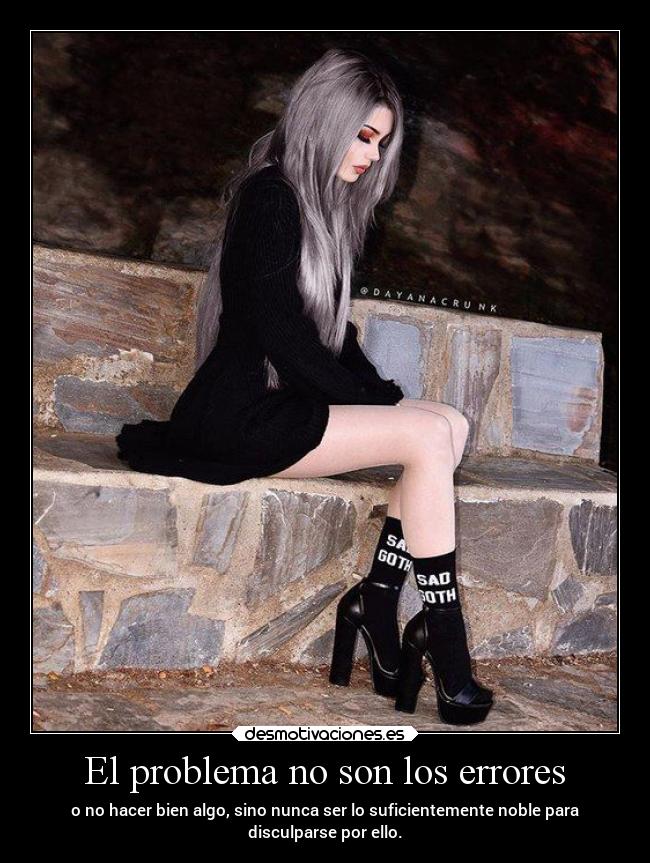 El problema no son los errores -