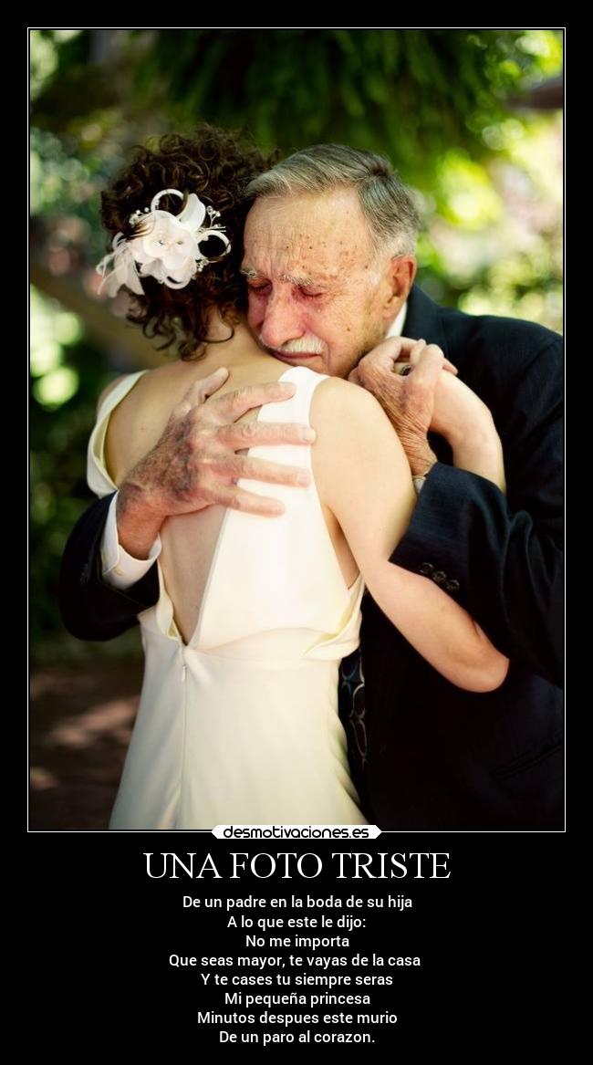 UNA FOTO TRISTE -