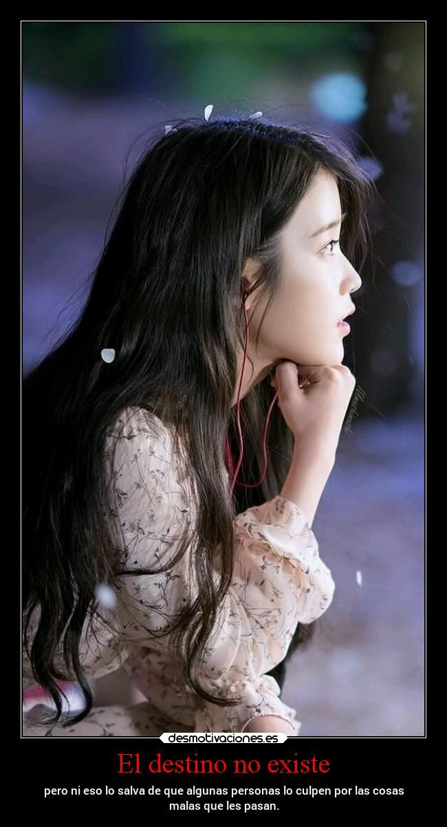 El destino no existe -