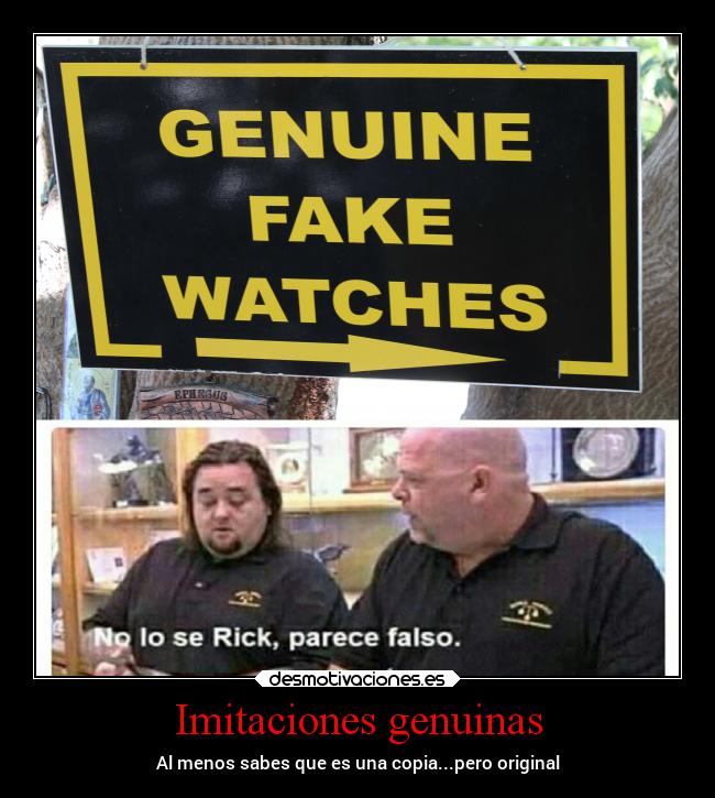 carteles dinero relojes fake genius rick desmotivaciones