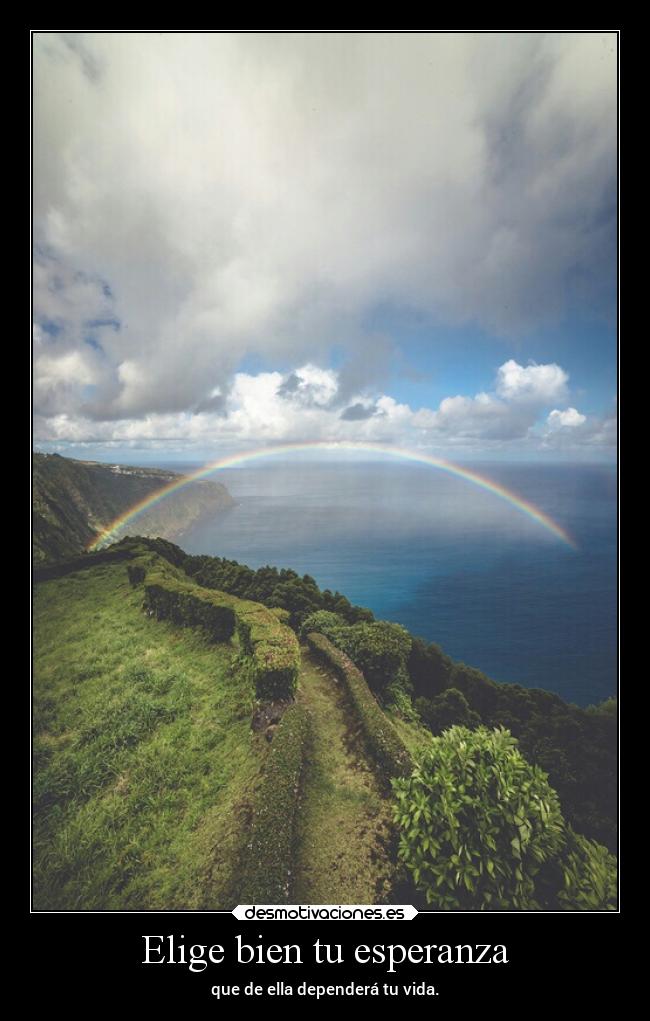 Elige bien tu esperanza -