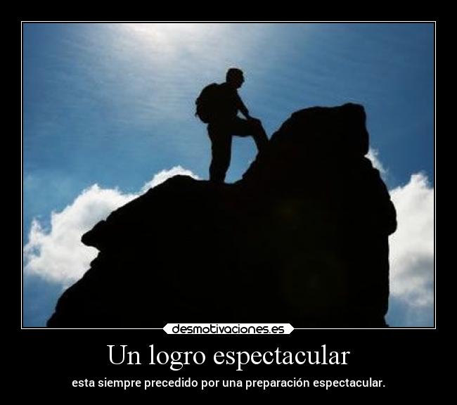 Un logro espectacular -