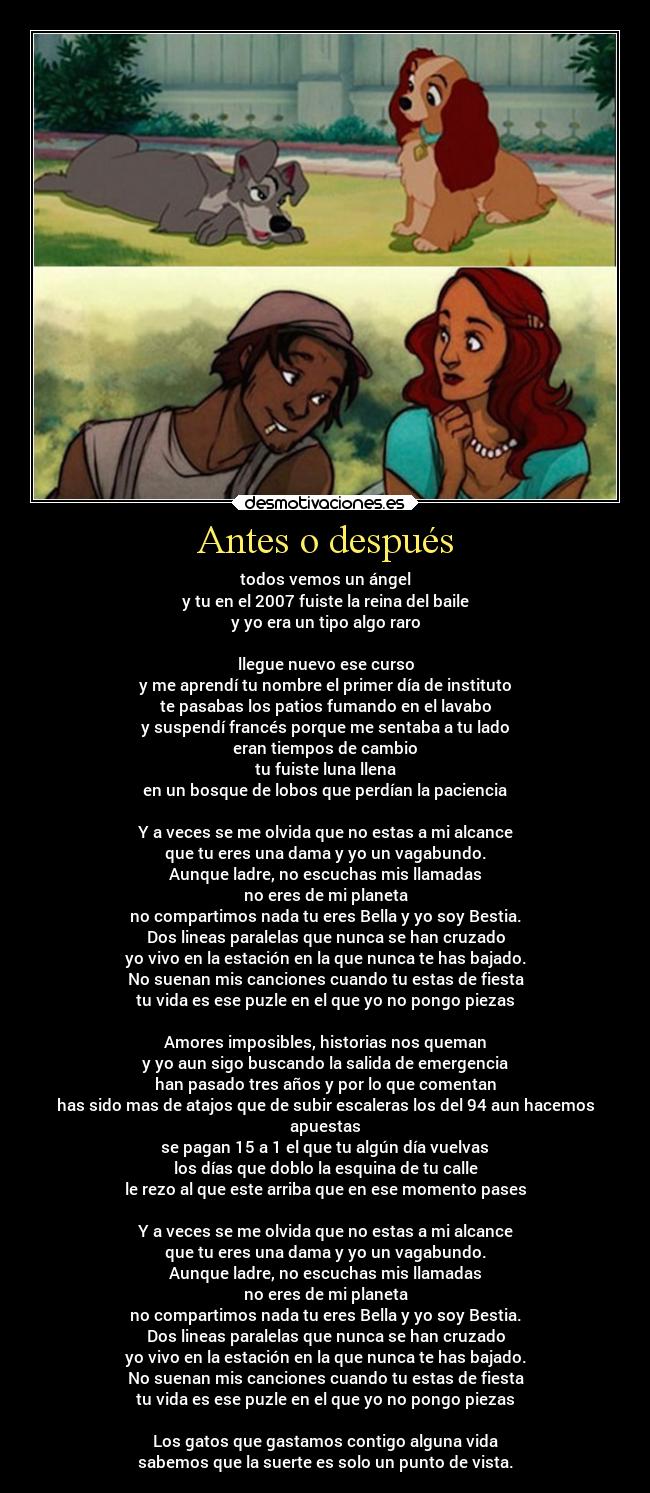 Antes o después - 