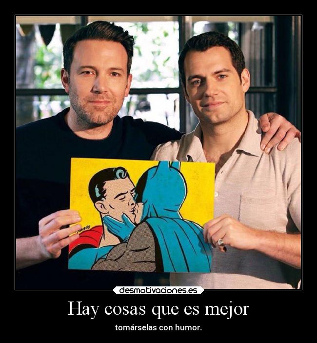 carteles humor amor sexo beso superheroes comics desmotivaciones