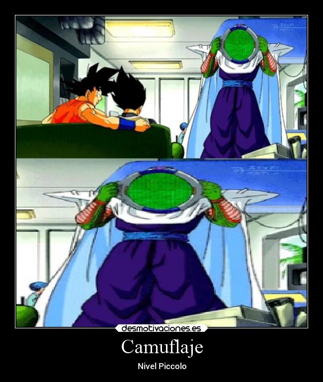 carteles humor dragonballsuper piccolo tipodeincognito viejoverde elpatodelapiovendehierba desmotivaciones