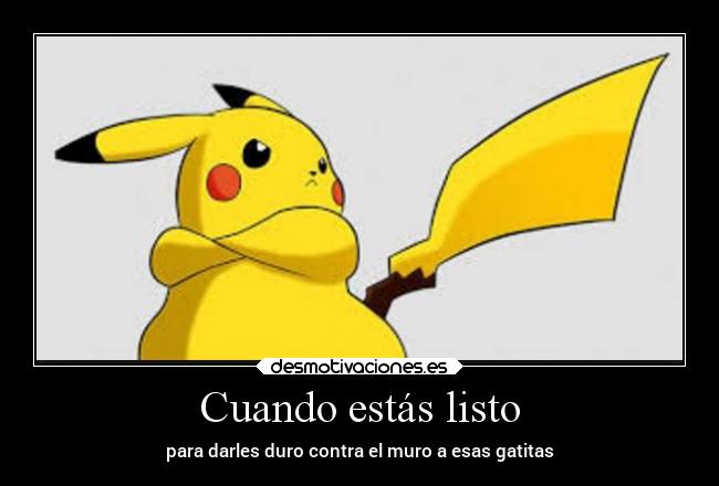 Cuando estás listo - para darles duro contra el muro a esas gatitas