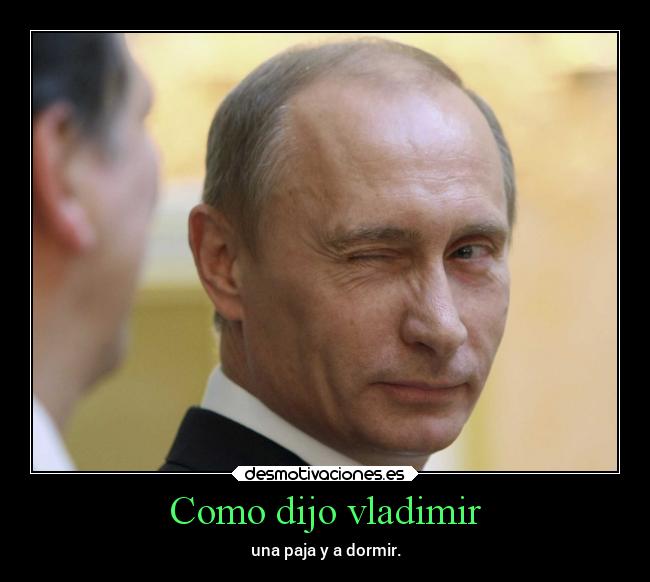 Como dijo vladimir - 