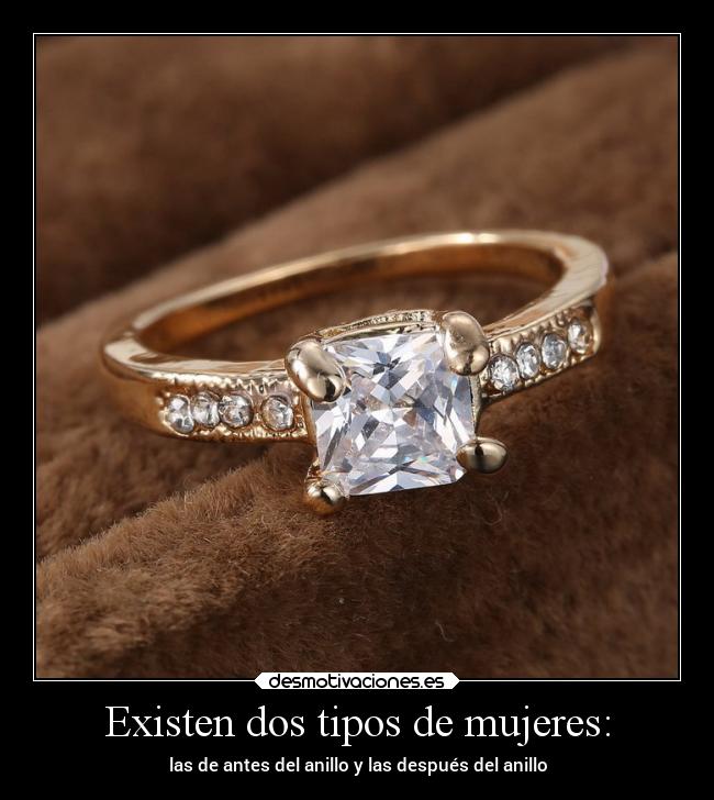 carteles mujer con anillo antes despues desmotivaciones