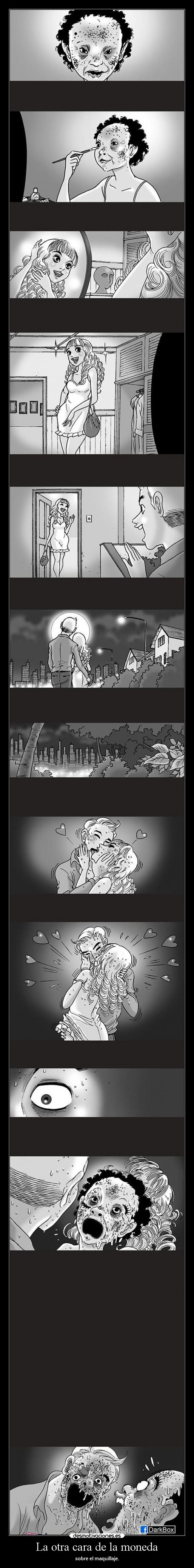 La otra cara de la moneda - sobre el maquillaje.