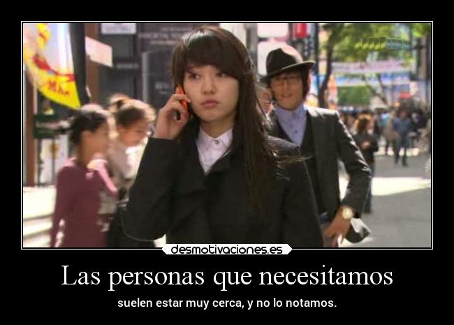 Las personas que necesitamos - 