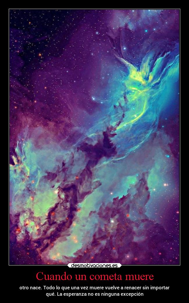 Cuando un cometa muere - 