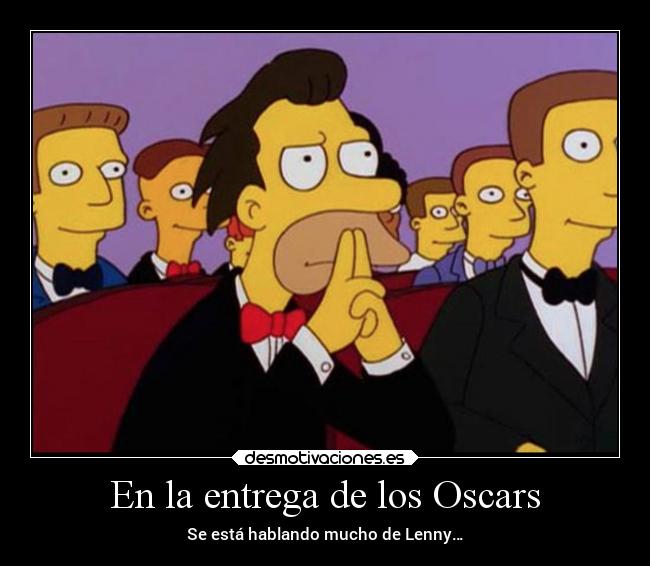 En la entrega de los Oscars -