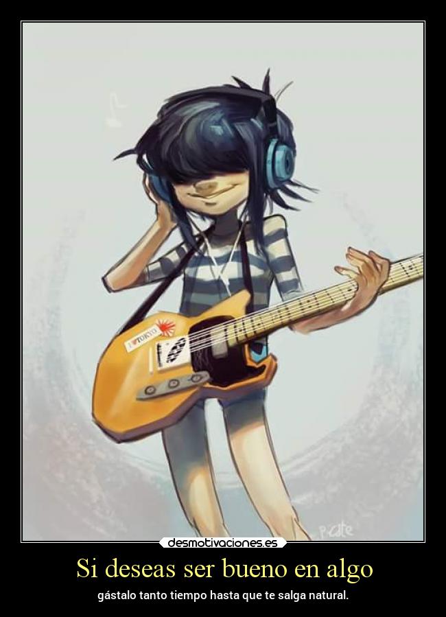 carteles sonrisa anime noodle gorillaz art desmotivaciones