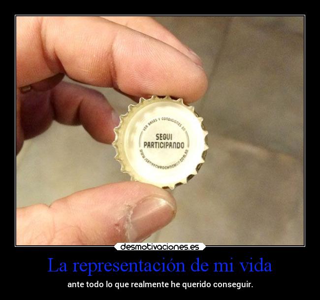 La representación de mi vida -