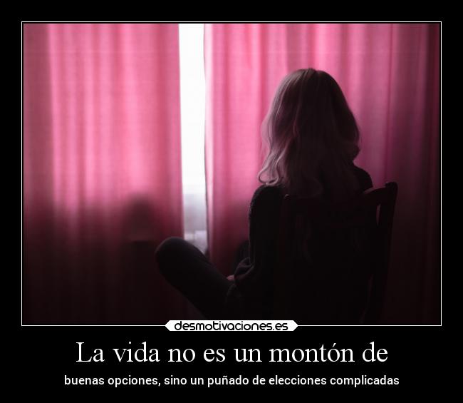 La vida no es un montón de - 