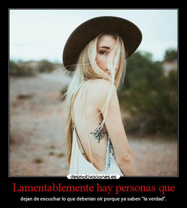 Lamentablemente hay personas que - 