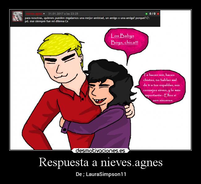 Respuesta a nieves.agnes - De ; LauraSimpson11