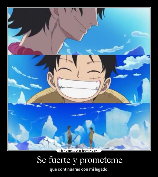Se fuerte y prometeme -